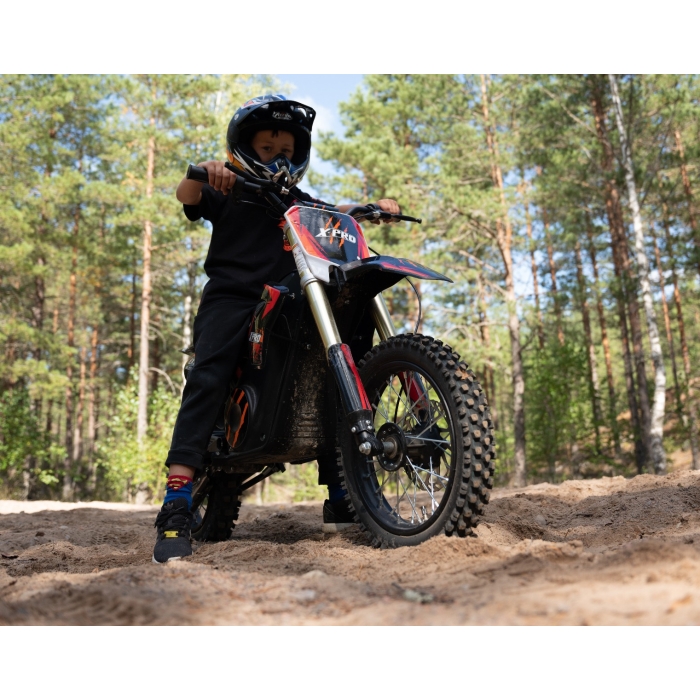 Svart/Rød Dirtbike fra X-PRO, EX1000 9