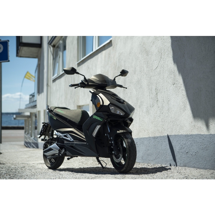 Matt Svart El-Scooter fra Viarelli, Monztro Electric 2