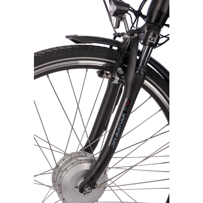 Elsykkel Saxonette Advanced Plus 3 Vxl 28" 45 cm Mattsvart