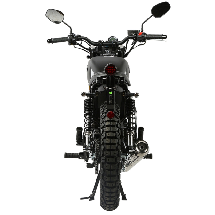 Moped Viarelli Scrambler mattsvart - 45 km/h - Manuell