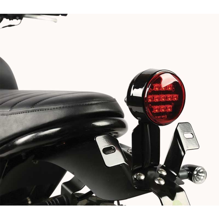 Moped Viarelli Scrambler mattsvart - 45 km/h - Manuell