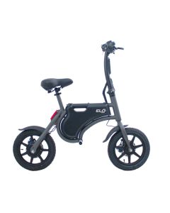 Matt Svart El-Sykkel fra ELO Mobility, Fold 1 250W 25 km/h