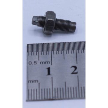 Screw, valve adjusting