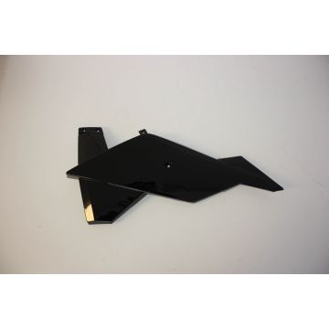 Fuel tank cover left black 150