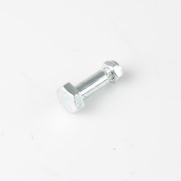 Skruv M8x30 6-Kant Med Ansats (21mm) Silver