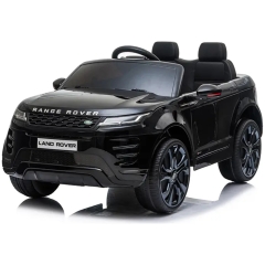 Range Rover Evoque 12V elbil for barn - fjernstyrt, 3-5 km/t, maksimal vekt 30 kg - svart