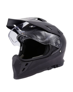 Hjelm 3-i-1 Integral/cross/enduro mattsvart