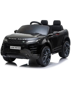 Range Rover Evoque 12V elbil for barn - fjernstyrt, 3-5 km/t, maksimal vekt 30 kg - svart