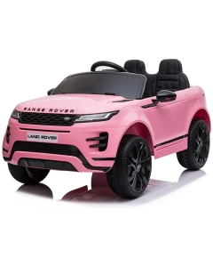 Barneelbil Range Rover Evoque 12V - Fjernstyrt, 3-5 km/t, maksimal vekt 30 kg - Rosa