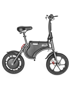 Matt Svart El-Sykkel fra ELO Mobility, Fold 0