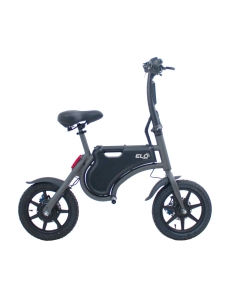 Matt Svart El-Sykkel fra ELO Mobility, Fold 1 250W 25 km/h