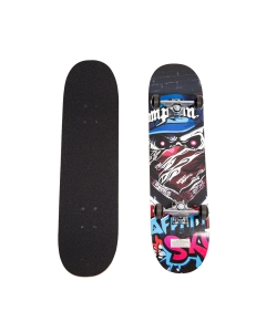 Street Skateboard X-Pro Graffiti Skull Black