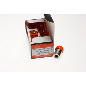 Glödlampa 12V 10W (BAY15S) Orange  LPI