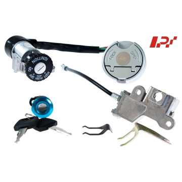 Låssats Komplett Tändingslås+Tanklock+Sadel (LPI) - GT1,Classic,S3  Baotian/Viarelli