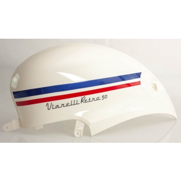 Kåpa Retro-50 vit vänster bak JJ