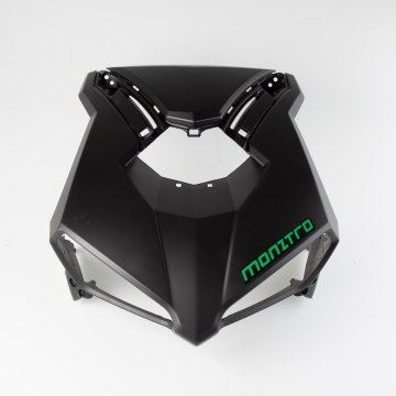 Kåpa Front Främre Övre Svart (grön dekal)