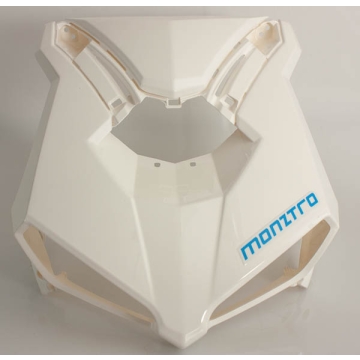 Kåpa Monztro electric vit front