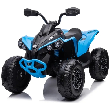 Mini-ATV for barn Can-Am Renegade 12V – justerbar gass, toppfart 3,5 km/t, maksimal vekt 30 kg – Blå