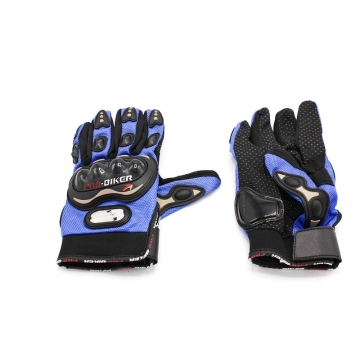 Skyddshandskar till ATV, cross, enduro - Blå/Svart