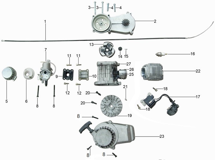 F05: Motordelar