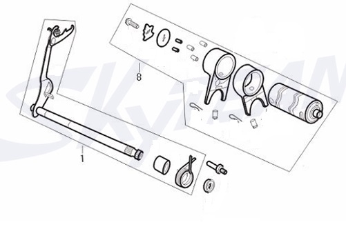 E12: Gearshift drum main product photo